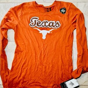 Texas Longhorns Orange Long Sleeve Tee